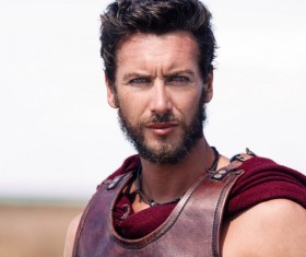 Ancient Spartak men Stock Photo