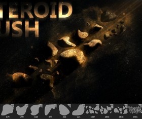 Asteroid Photoshop Brushes