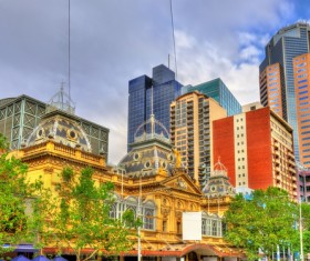 Australian city buildings Stock Photo 11