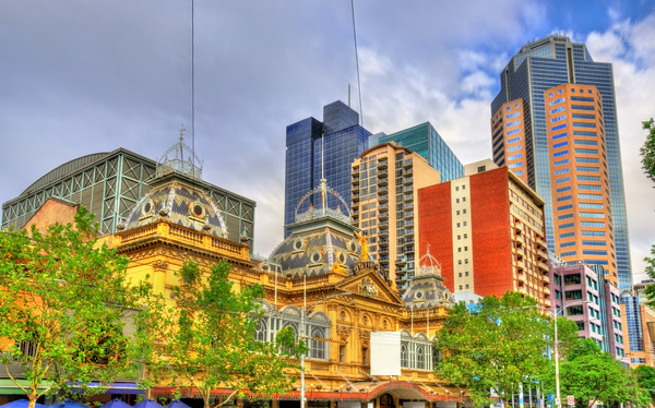 Australian city buildings Stock Photo 11