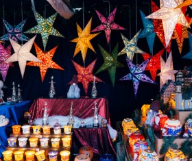 Beautiful Christmas decorations Stock Photo