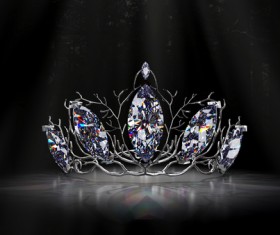 Beautiful Jewelry crown Stock Photo 04