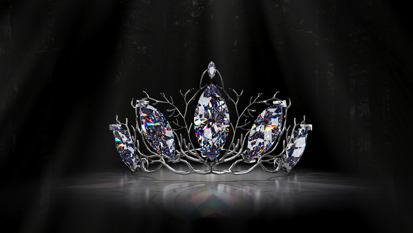 Beautiful Jewelry crown Stock Photo 04