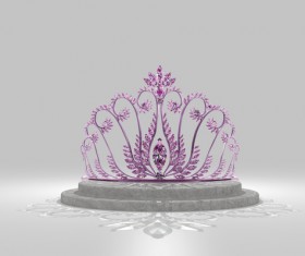 Beautiful Jewelry crown Stock Photo 06