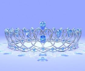 Beautiful Jewelry crown Stock Photo 07