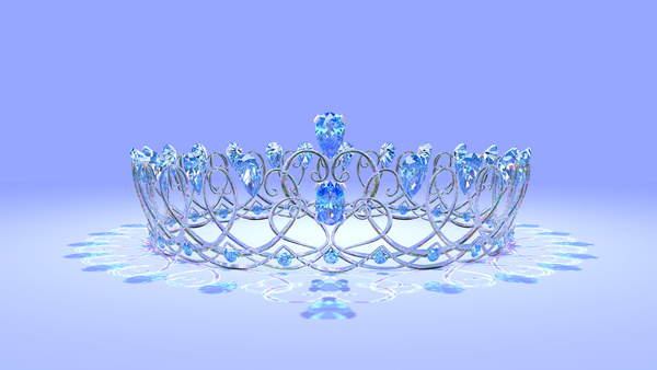 Beautiful Jewelry crown Stock Photo 07