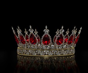 Beautiful Jewelry crown Stock Photo 08
