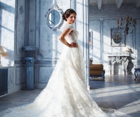 Beautiful brides wedding photo Stock Photo 02