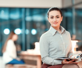 Beautiful smiling woman Stock Photo