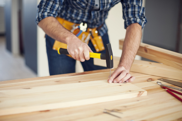 Carpentry are working Stock Photo 02