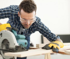 Carpentry are working Stock Photo 03