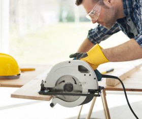 Carpentry are working Stock Photo 05