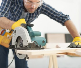 Carpentry are working Stock Photo 07