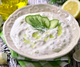 Cheese sauce Stock Photo