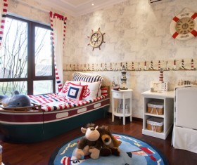 Childrens bedroom Stock Photo