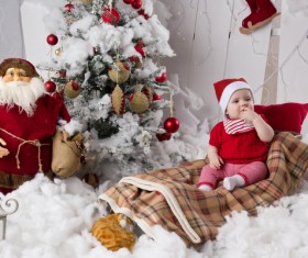 Christmas baby Stock Photo 01