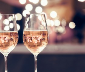 Christmas champagne Stock Photo 03