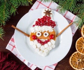 Christmas dessert Stock Photo 01