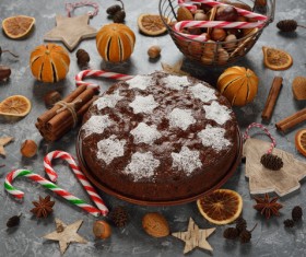 Christmas dessert Stock Photo 04