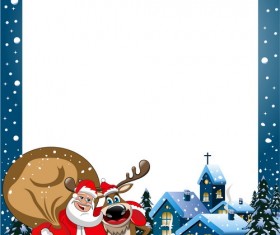 Santa Claus happy christmas vector 01 free download