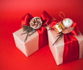 Christmas gift box Stock Photo 01