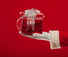 Christmas gift box Stock Photo 02