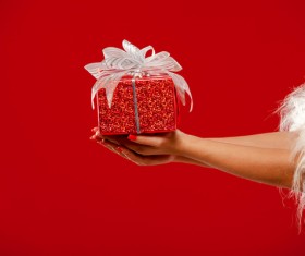 Christmas gift box Stock Photo 03