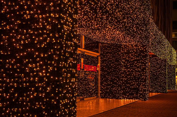 Christmas lights Stock Photo