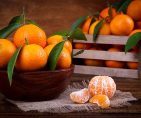 Christmas oranges Stock Photo