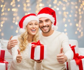 Christmas presents are good Stock Photo