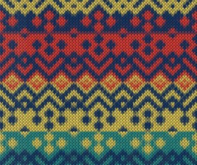 Christmas sweater seamless pattern vector 10