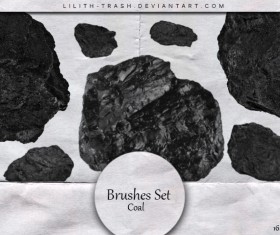 Coal Photoshop Brushes
