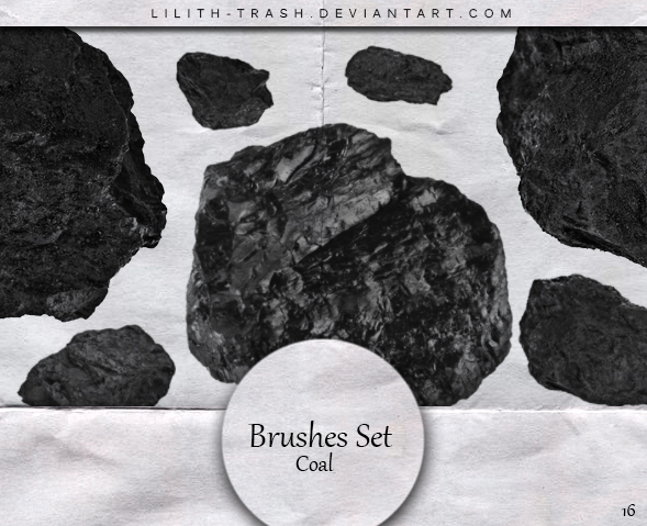 Coal Photoshop Brushes