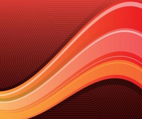 Colored wavy with abstract background vector