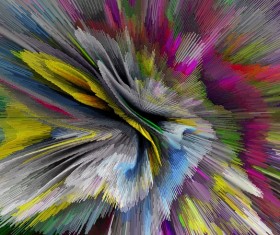 Colorful Explosive Textures Stock Photo 03