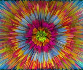 Colorful Explosive Textures Stock Photo 04