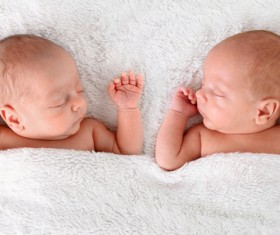 Cute twin brother Stock Photo 01