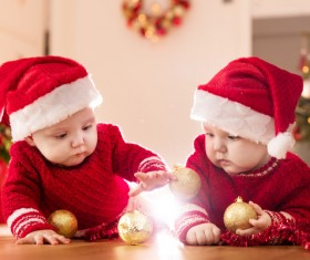 Cute twins Stock Photo