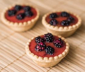 Delicious blueberry pastry Stock Photo