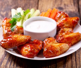 Delicious dishes and sauces Stock Photo 02