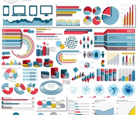 Detailed infographic elements template vector 04