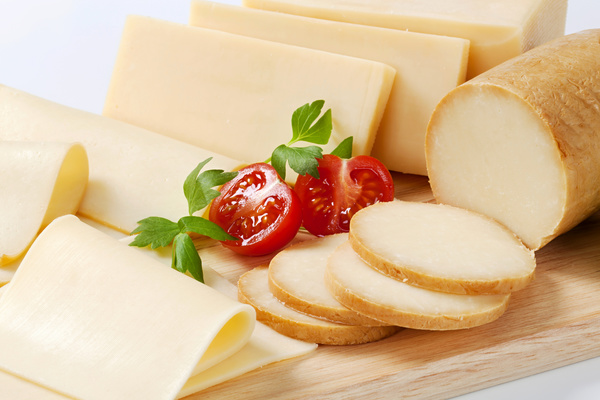 Different types of cheese dairy products Stock Photo 04