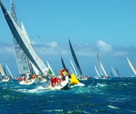 Extreme Sailing Race Stock Photo 03