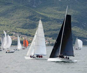 Extreme Sailing Race Stock Photo 04