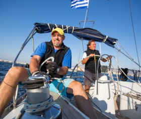 Extreme Sailing Race Stock Photo 07