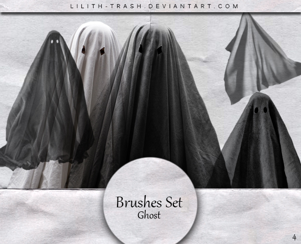 Ghost Photoshop Brushes