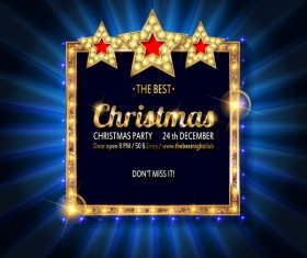 Gold with diamond christmas background vectors 01