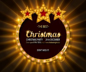 Gold with diamond christmas background vectors 03