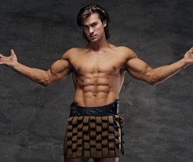 Handsome and strong man Stock Photo