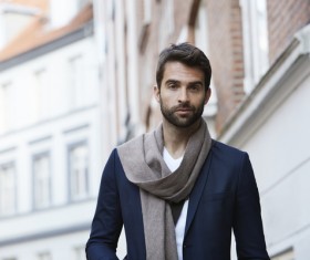Handsome man on the street Stock Photo 02